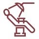Dental exam chair icon