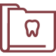Animated dental patient chart icon