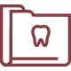 Dental patient chart icon