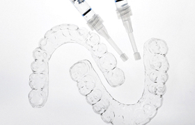 take-home Zoom! Teeth Whitening gel and trays