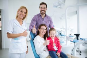 Family visiting DeLand family dentist 