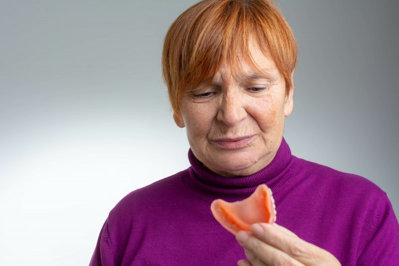 A patient who wants to transition from dentures