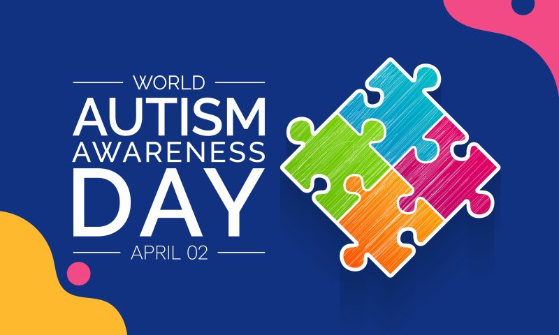 A themed illustration for World Autism Awareness Day