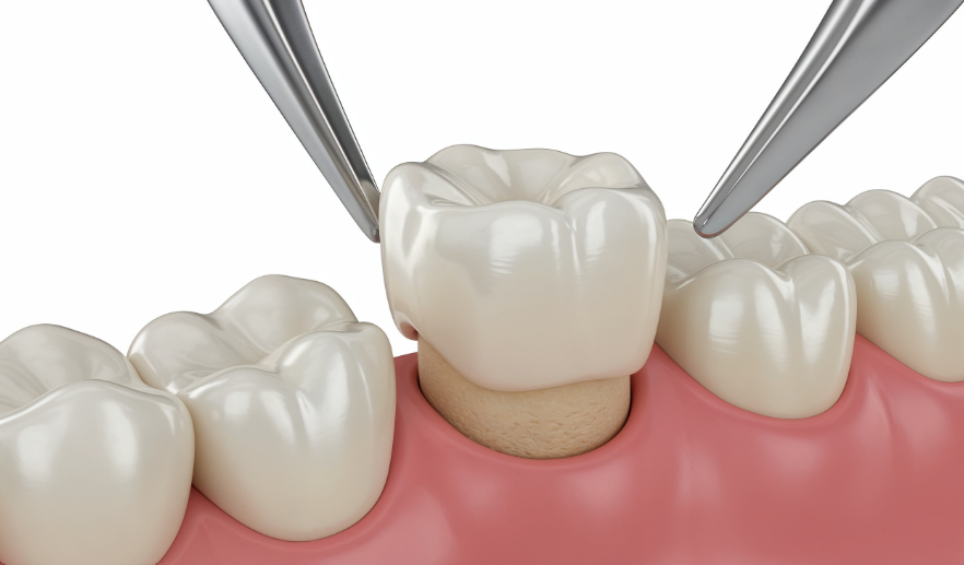3D image of a dental crown